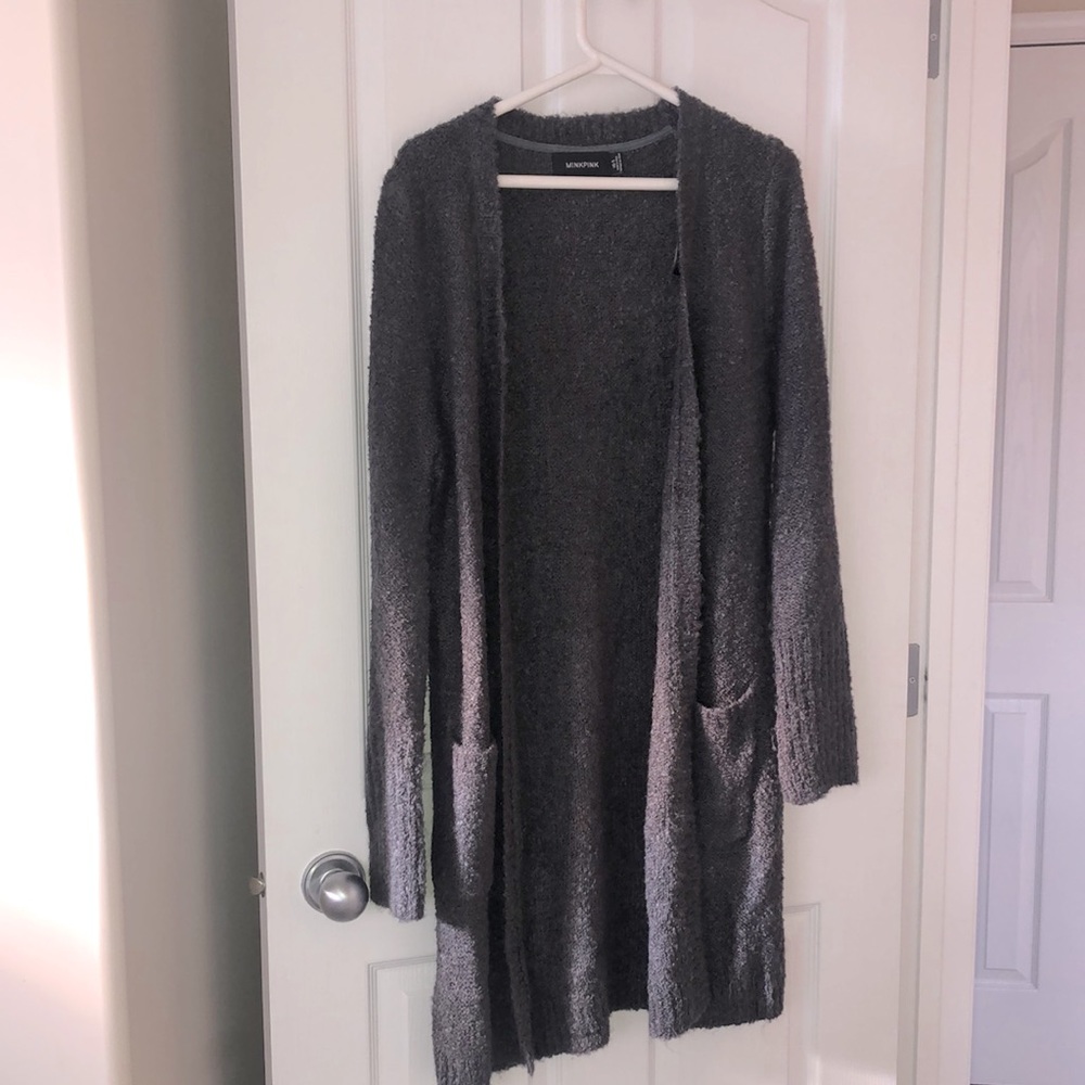 Blue/Grey MinkPink Cardigan